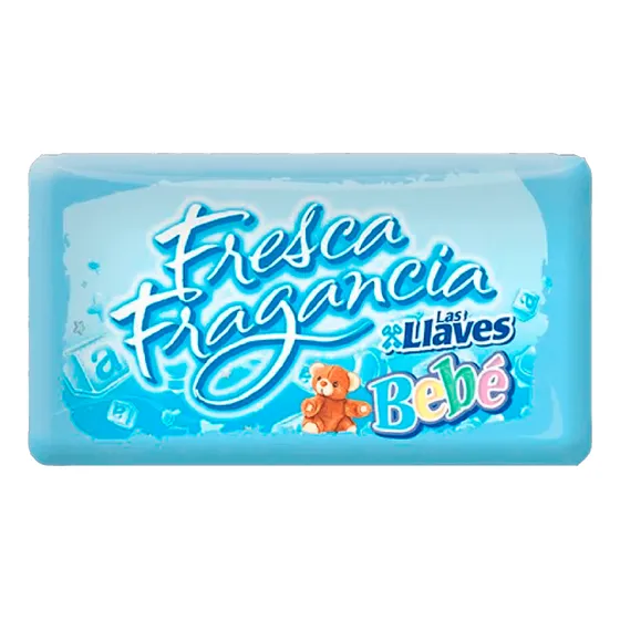Jabón Panela Las Llaves Fresca Fragancia Bebé 160gr
