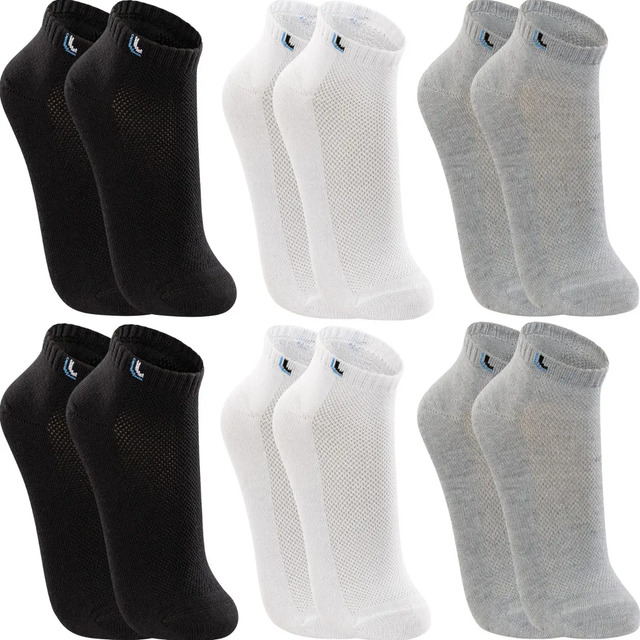 Kit 6 Pares Meias Lupo Cano Curto Academia Algodão Kit 6 Pares Meias Lupo Cano Curto Academia Algodão
