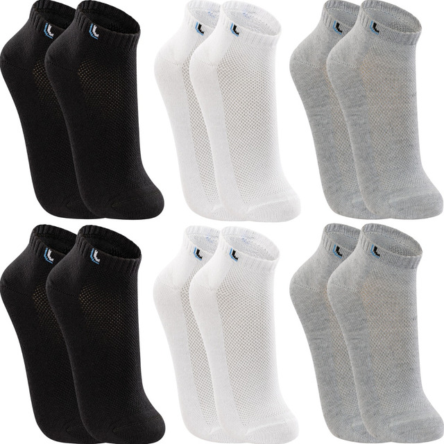 Kit 6 Pares Meias Masculina Lupo Cano Curto Algodão Kit 6 Pares Meias Masculina Lupo Cano Curto Algodão