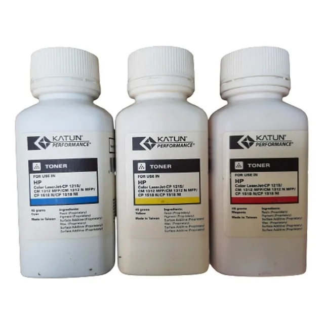 3 Colores, Polvo Katun Toner Laser Jet Series Cb541a, Ce321a