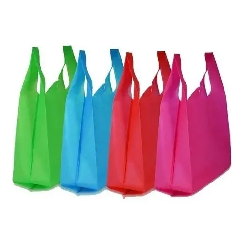 100 Bolsas Tnt Ecologías Reutilizable Reciclable 40x65cm