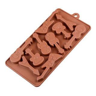 Molde Silicon Guitarras Rock And Roll Chocolate Gomitas Vela Molde Silicon Guitarras Rock And Roll Chocolate Gomitas Vela
