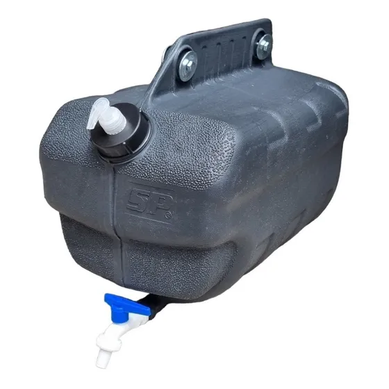 Tanque Deposito De Agua Para Camion 25lts Negro Con Jabonera