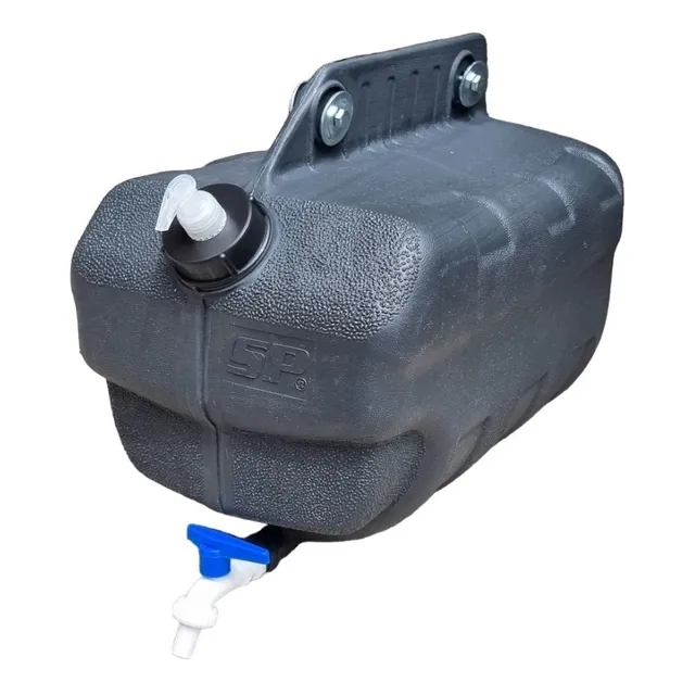Tanque Deposito De Agua Para Camion 25lts Negro Con Jabonera