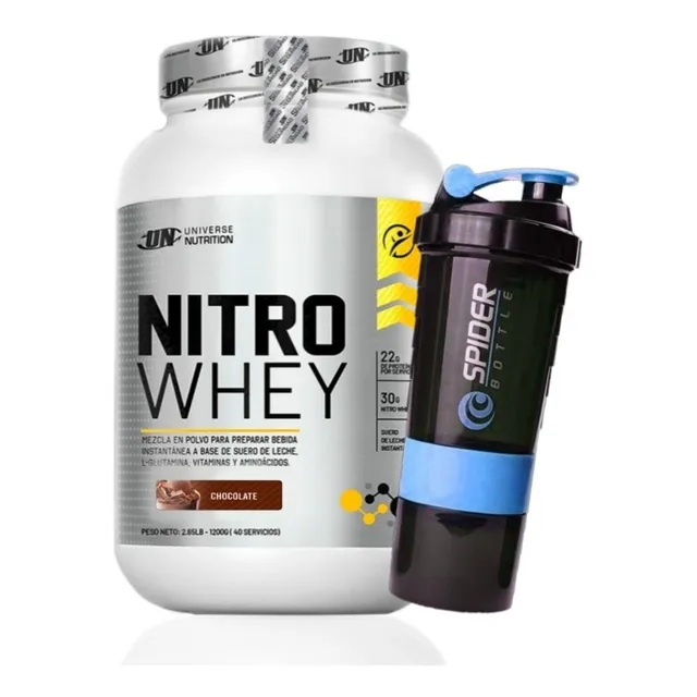 Nitro Whey 1250gr + Shaker ¡ Delivery Gratis !
