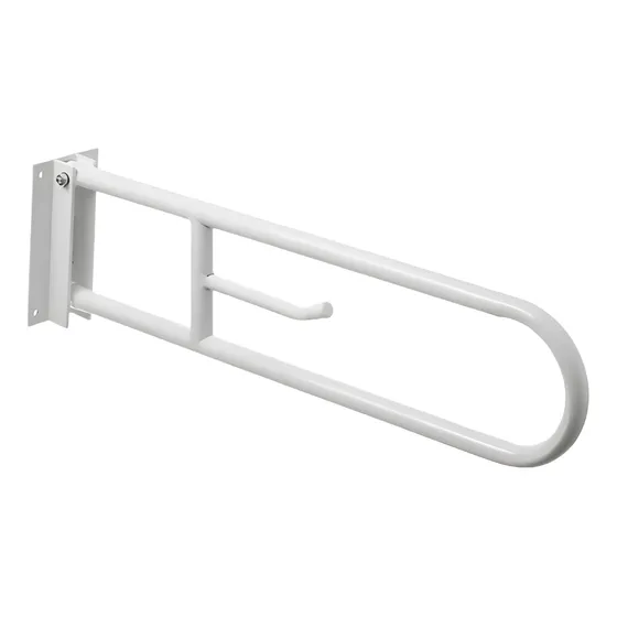 Barral Rebatible P/ Inodoro Con Portarr. Discapacitados 70cm