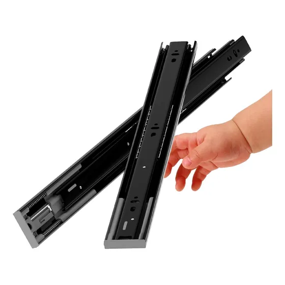 Corredera Telescopica Standarh Cierre Suave 2 Pack