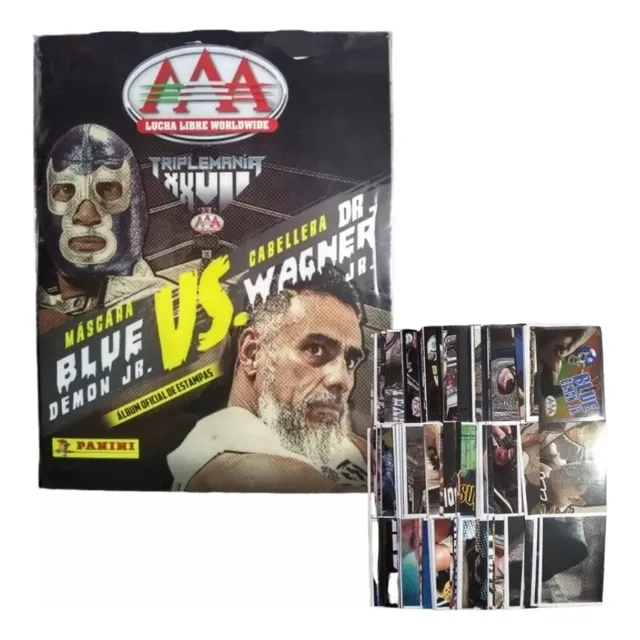 Álbum Aaa Triplemanía 27 Años Más Set De Estampas Panini
