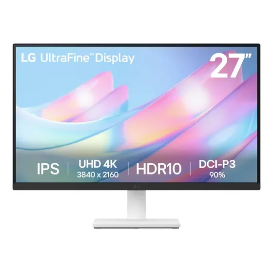 Monitor LG 27' Ips Uhd 60hz Ips 5ms Ultrafine Branco Hdmi Dp 127/220v