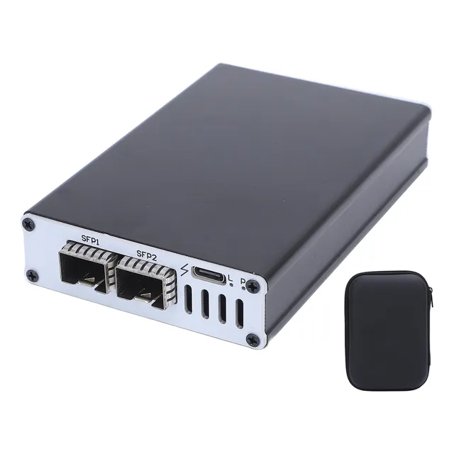 Adaptador De Tarjeta De Red 25g Interfaz Óptica Portátil Usb