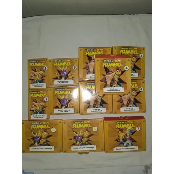Set Juguete De Rumble Del Equipo Crash De Mcdonald's
