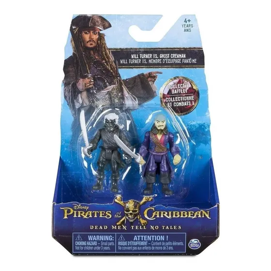Bonecos Piratas Do Caribe Will Turner Vs. Ghost Crewman