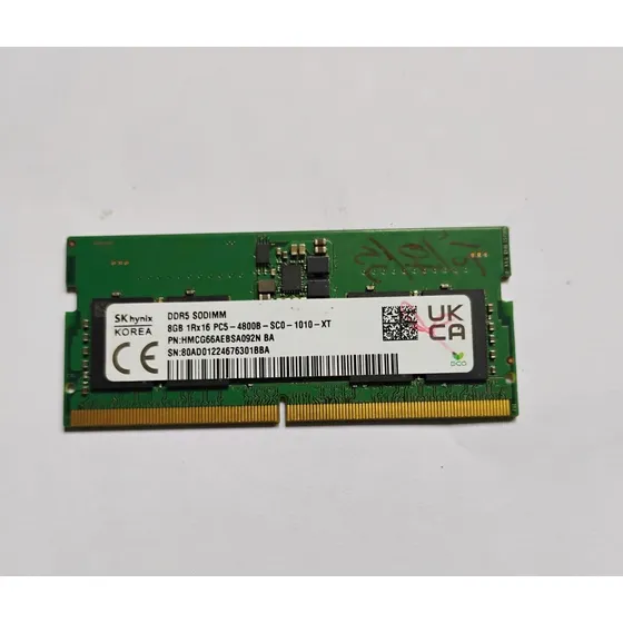 Memória Notebook 8gb Sk Hynix Ddr5 4800mhz Hmcg66mebsa092n