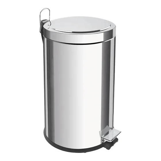 Cesto Tacho Basura Acero Inoxidable Pedal 20 Lts Tramontina