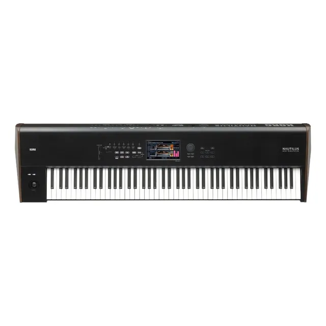 Korg Nautilus 88 Workstation Sampler 88 Teclas Color Negro