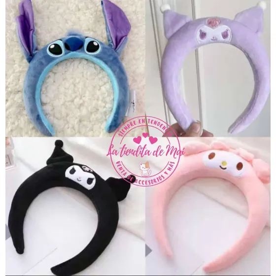 Diadema Kawaii, Kuromi, Stich, My Melody