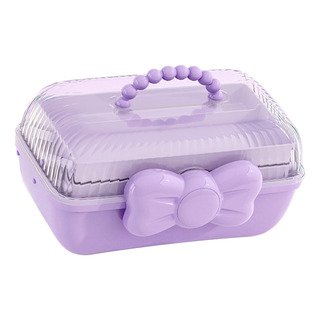 Accesorios Para El Cabello Caja De Almacenamiento Púrpura Accesorios Para El Cabello Caja De Almacenamiento Púrpura