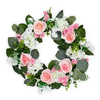 Guirnalda De Verano Para Puerta - Eucalipto Artificial Decor Guirnalda De Verano Para Puerta - Eucalipto Artificial Decor
