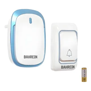 Campainha Residencial Marca Bahrein Wireless Resistente Ăgua 200 Met 110v/220v Branco Campainha Residencial Marca Bahrein Wireless Resistente Ăgua 200 Met 110v/220v Branco