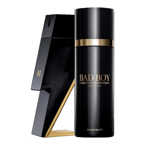 Carolina Herrera Bad Boy Edt 100ml + Deo 100ml - Original 
