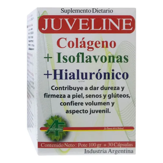 Juveline Pote 100g + 30 Cápsulas Firmeza De La Piel Colageno