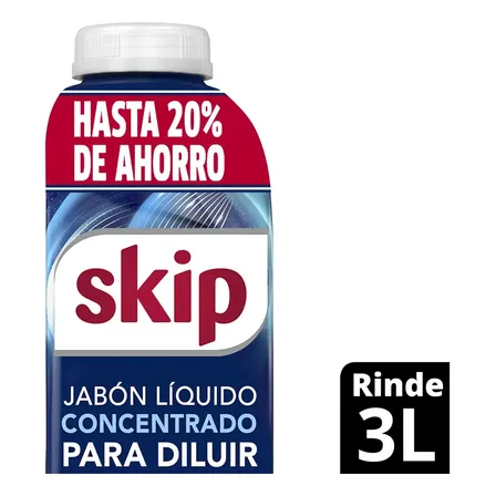 Jabón Líquido Para Diluir Skip Bio-enzimas Tecnologia Superior en Limpieza y Cuidado 500 Ml