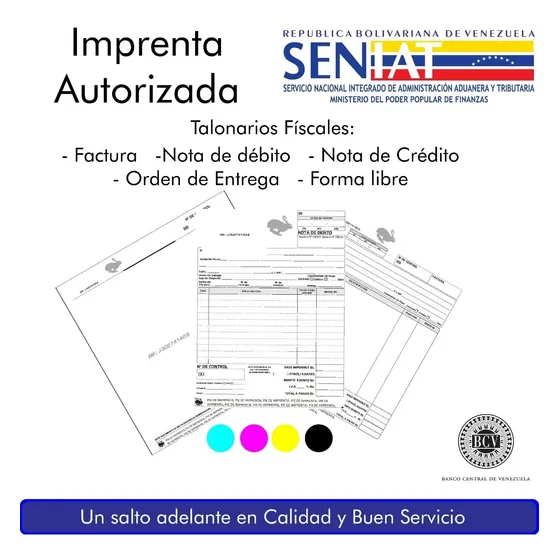 Talonarios De Facturas Autorizados Por El Seniat Media Carta