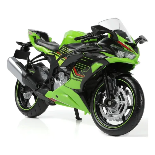 Welly Kawasaki Ninja 2021 Zx-10r Aleación Moto Modelo 1:12