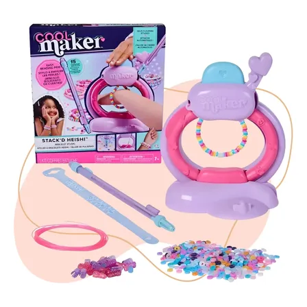 Kit Para Fazer Pulseiras Da Amizade Maquina Cool Maker 3107