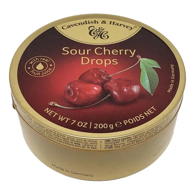 Balas Sour Cherry Cavendish & Harvey 200g