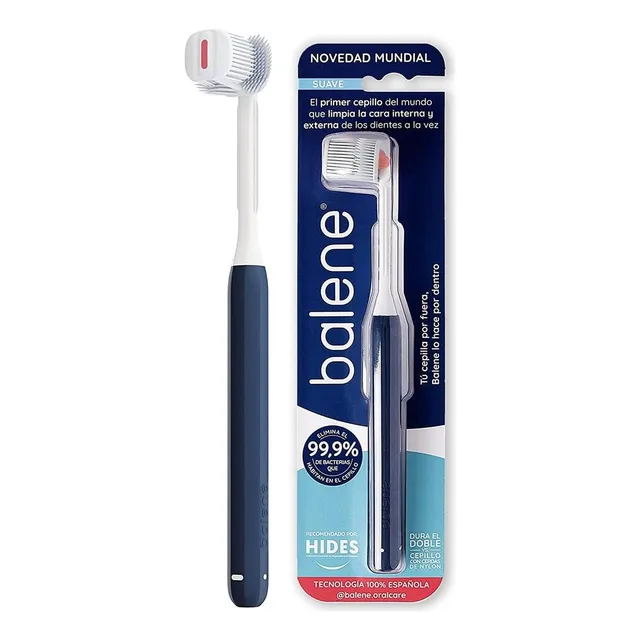 Cepillo De Dientes Balene Manual Doble Cara - Suave
