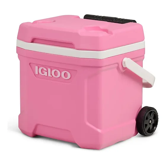 Hielera Igloo Latitude 15L 24 Latas Color Rosa Claro