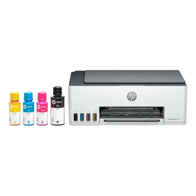 Impresora Hp Smart Tank 580 Wifi + 4 Botellas De Tinta Hp