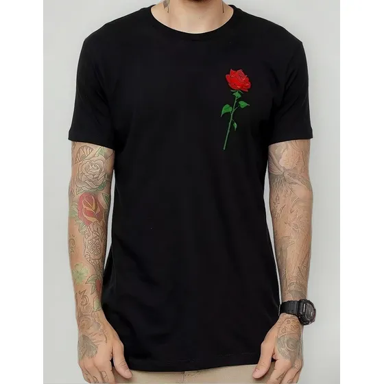 Remera De Flores Rosas Tumblr