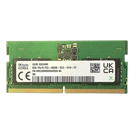 Memória 8gb Notebook Sk Hynix Ddr5 4800mhz Hmcg66mebsa092n