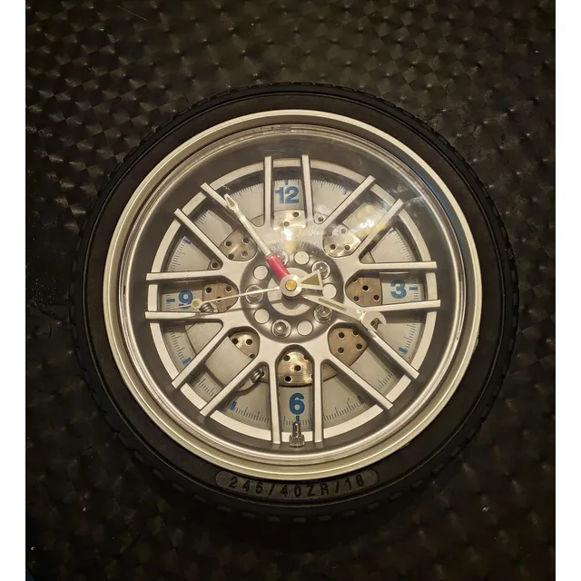 Reloj De Pared Con Diseño De Caucho