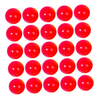 25 Piezas De Bolas De Bingo Bolas De Llamada Accesorios Rojo 25 Piezas De Bolas De Bingo Bolas De Llamada Accesorios Rojo