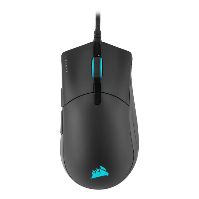 Mouse gamer de juego Corsair Champion Series Sabre Rgb Pro negro