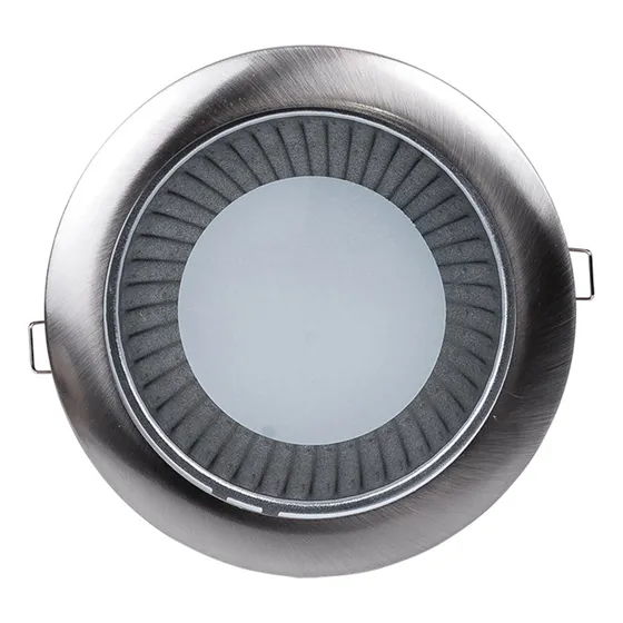 Downlight Vertical 135mm. 1xe26 Con Cristal Optico Gris Níquel