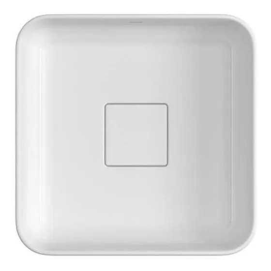 Tina de soporte Deca 30x30 L.11030.17 cuadrada, color blanco