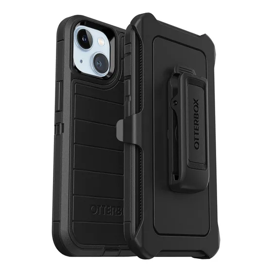 Carcasa Otterbox Defender Pro Para iPhone 15 Color Negro iPhone 15 - (6.1'' / 2 Cámaras)