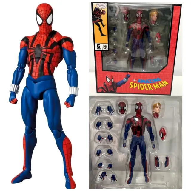 Spiderman Ben Relly Figuras Accion Articulable Hombre Araña