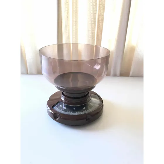 Báscula De Cocina, Acrílico, Tazón Desmontable, 3 Kg Máximo