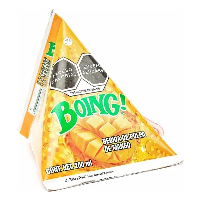 Boing Triangulito Bebida Con Pulpa Fortificada 200ml Sabores