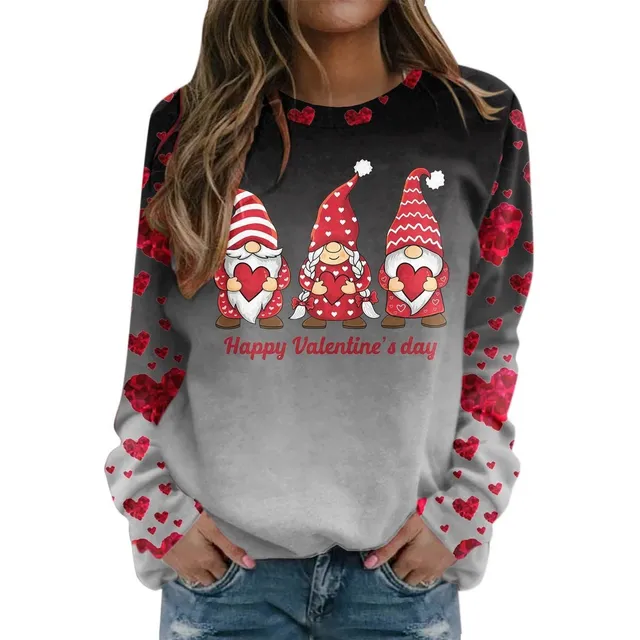 Blusa Informal Manga Larga Lnmuld Para Mujer Sudadera Cuello
