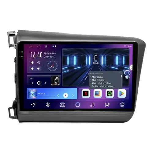 Central Multimídia 9'' Lelong Le-6393 6/128gb Carplay 4g