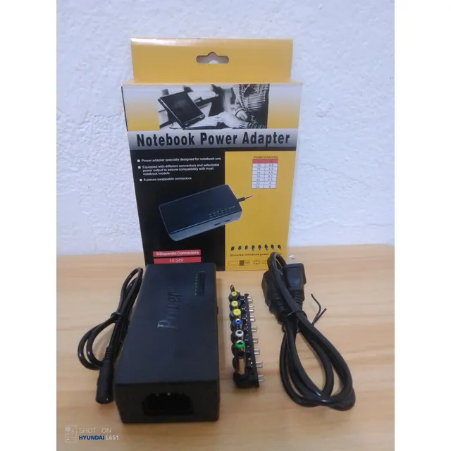 Cargador Portátil Universal Para Laptop, 96w, 12-24v - 8 Con