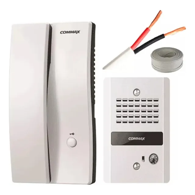 Kit De Interfón Commax Con Frente De Calle Y Auricular