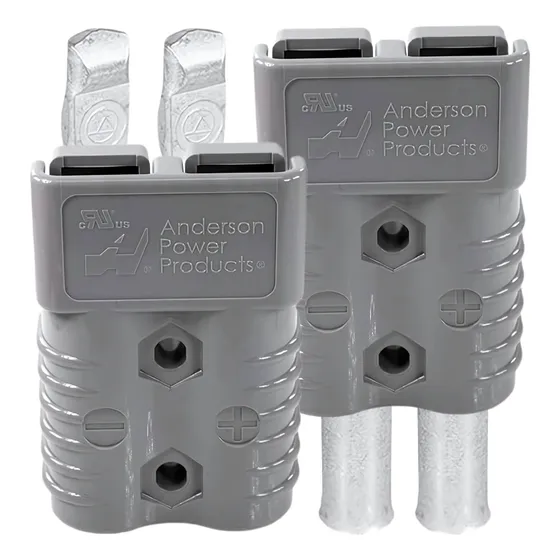 2 Conector Bateria Empilhadeira Sb175 Anderson Power Genuino