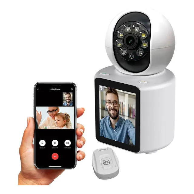 Cámara Seguridad Bidireccional Video Llamada Pantalla Mb-3